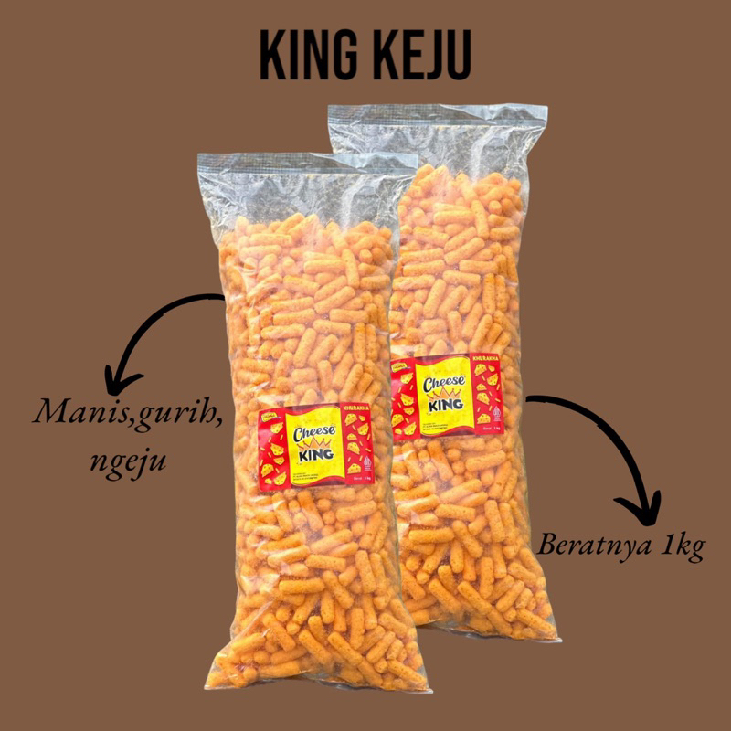 

KING KEJU aloha camilan snack keju kiloan PER BALL