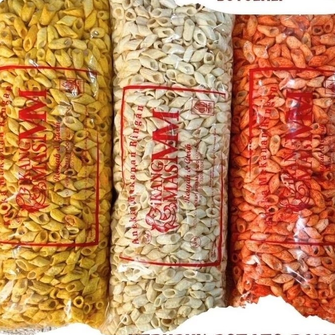 

1bal kerupuk potato buncis rasa original/ kerupuk potato buncis mini/ potato buncis 1 bal