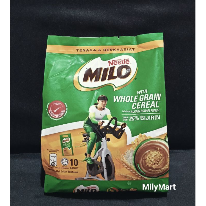

Milo with Whole Grain Cereal isi 10ss