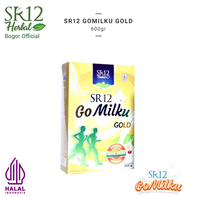 

SR12 Gomilku Gold melengkapi kebutuhan nutrisi terutama lansia susu kambing etawa dengan kandungan super lengkap