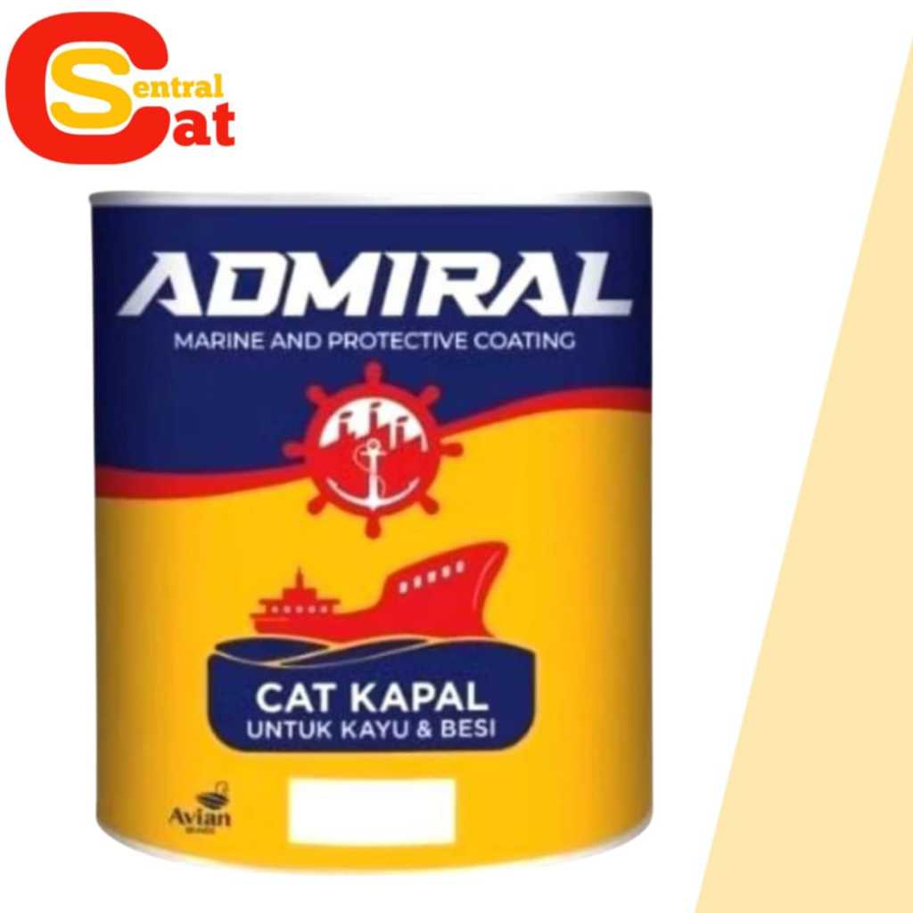 CAT KAPAL KAYU BESI FIBER ADMIRAL 1KG PERAHU CAT KHUSUS KETAHANAN DARI TERITIP DAN EKOSISTEM LAUT