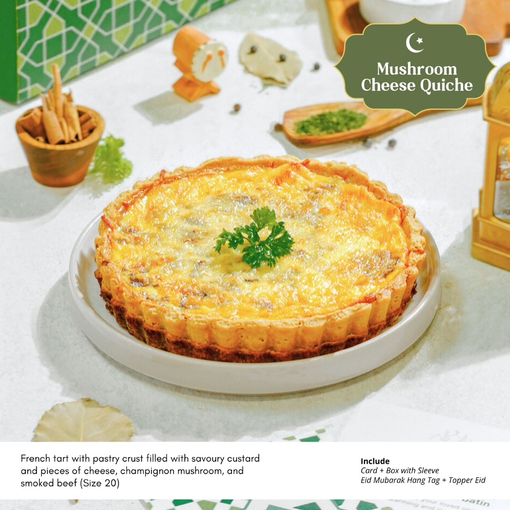 

Hampers Idul Fitri Paris di Jakarta - Mushroom Cheese Quiche D20