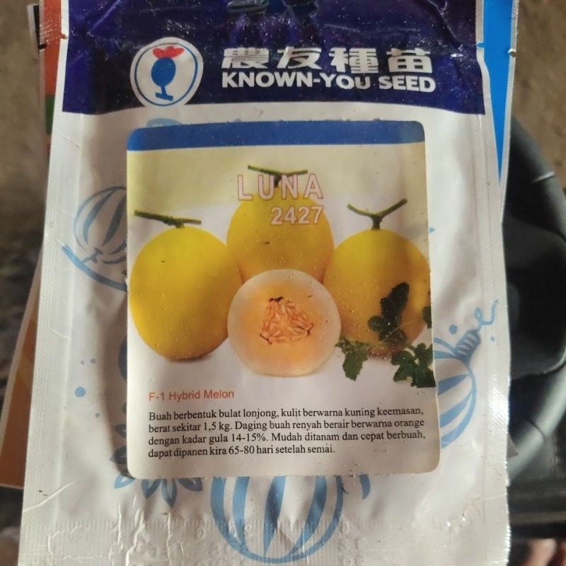 Benih Melon Golden Luna 20gram