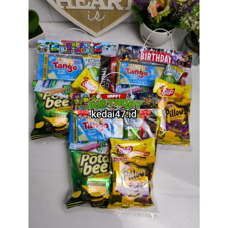 

PAKET ULANG TAHUN ANAK/HAMPERS LEBARAN IDUL FITRI/SNACK LEBARAN IDUL FITRI/BINGKISAN LEBARAN IDUL FITRI/BINGKISAN ULANG TAHUN/PAKET ULANG TAHUN