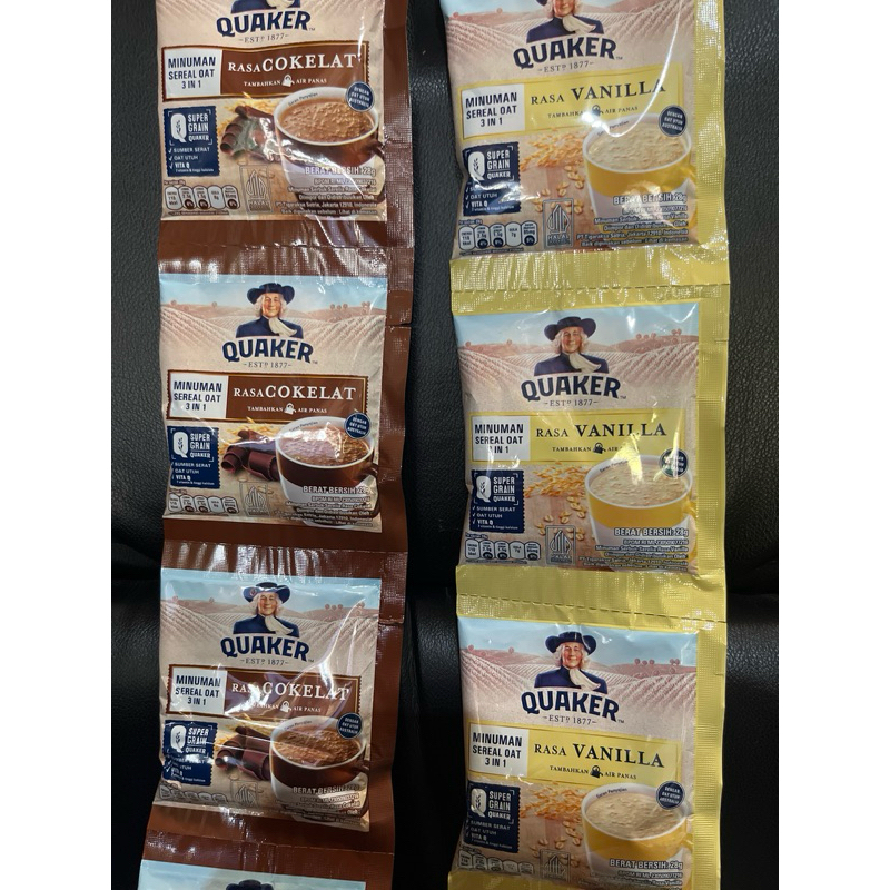 

Quaker Minuman Sereal Oat Perenceng isi 10 pcs