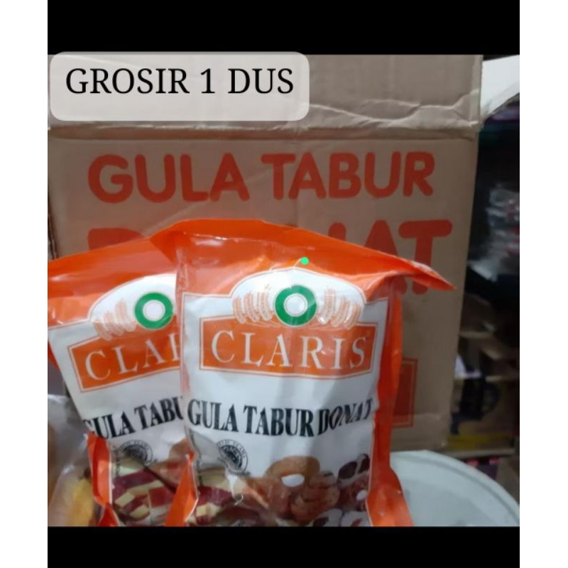 

Grosir 1Dus isi 16 Pack Gula Halus Claris Orange 250gr