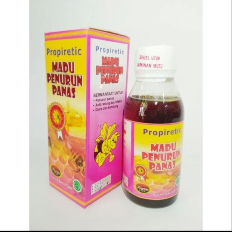 

Madu Penurun Panas Propiretic Anti Radang Mengusir Panas Demam anak