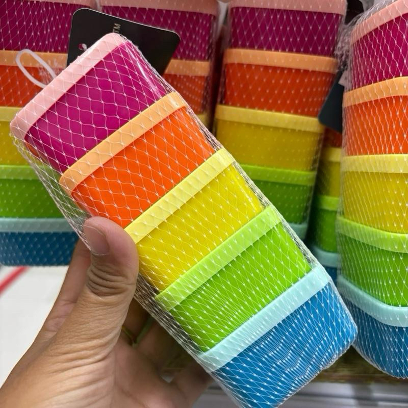 5PC Tempat Penyimpanan Makanan Kecil Plastik FOOD CONTAINER