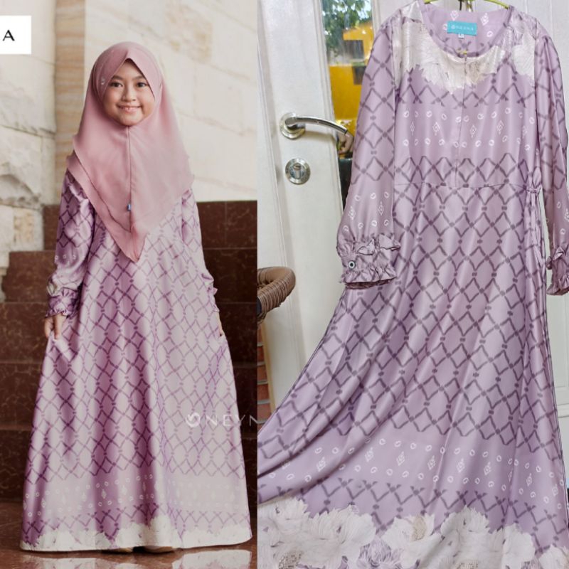 preloved gamis anak by neyna gamis maharaya bubblegum