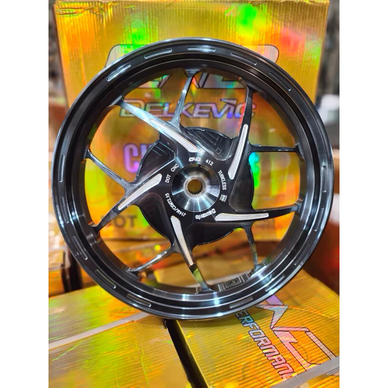VELG DND DELKEVIC Y SPEED RING 14 VARIO 125 150 / VARIO 110 / BEAT / SCOOPY / MIO SPORTY SOUL J / MI