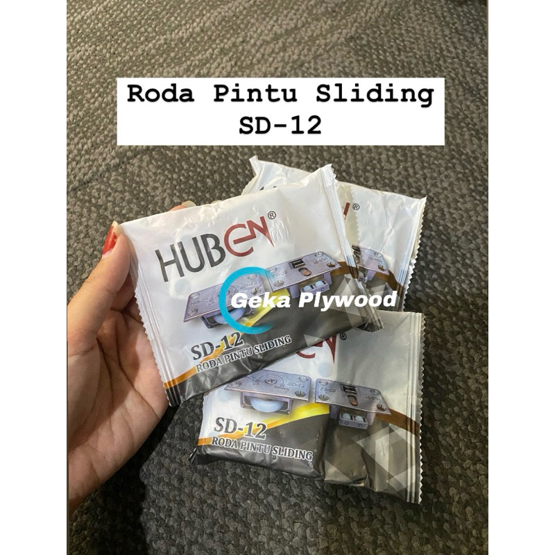 RODA PINTU LEMARI SLIDING HUBEN SD-12 | RODA PINTU GESER HUBEN SD-12