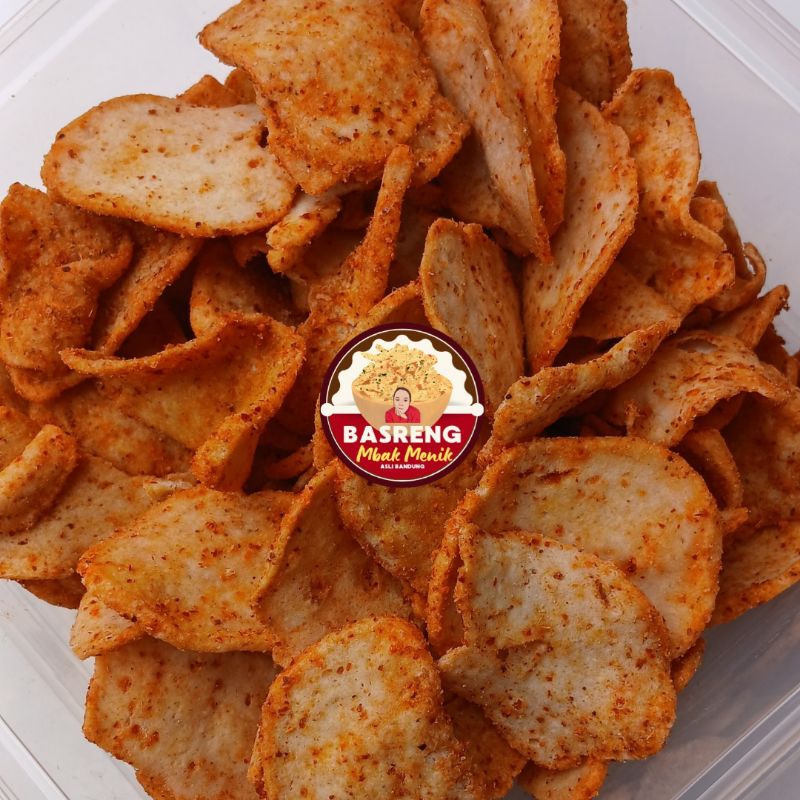 

Basreng Bandung Koin Asli Bandung Rasa Pedas Manis 200gr