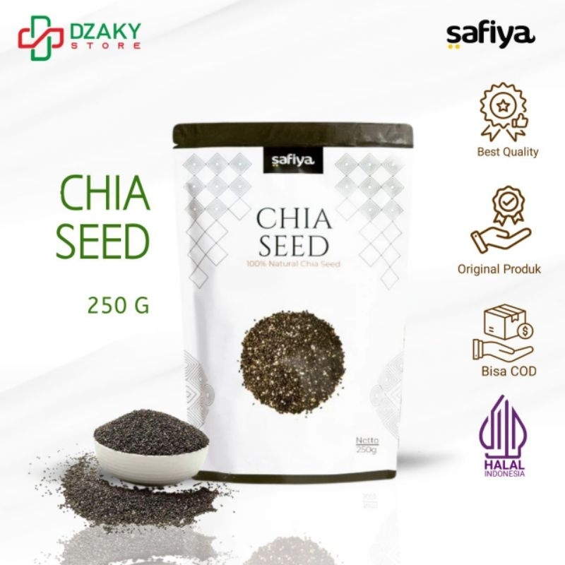 

Safiya Chiaseed Organik 250 Gram Chia Seed Premium