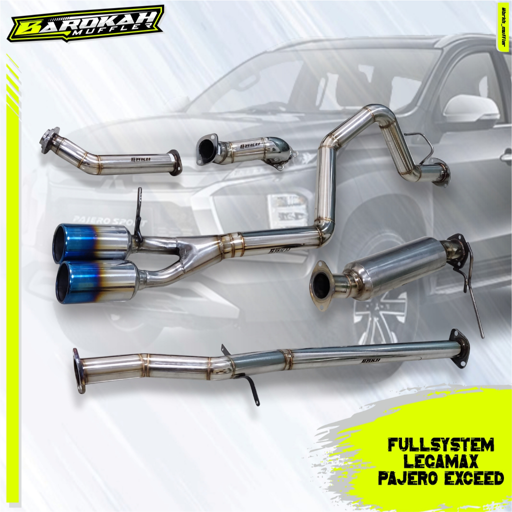 KNALPOT FULL SYSTEM HKS LEGAMAX ALL NEW PAJERO SPORT