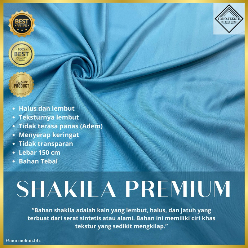 KAIN SHAKILA STRETCH PREMIUM QUALITY / KAIN SAKHILA PREMIUM / KAIN SYAKILA STRETCH / SHAKILA SYAKILA