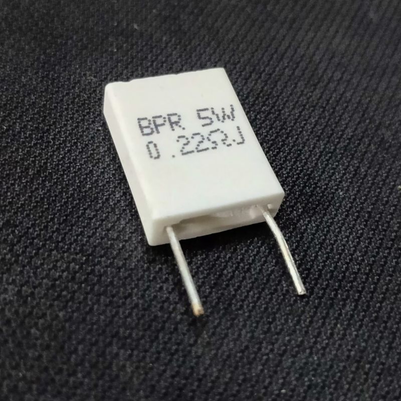 Resistor Nobel 5 Watt 0,22 Resistor 5 Watt nobel Resistor 5 watt gepeng