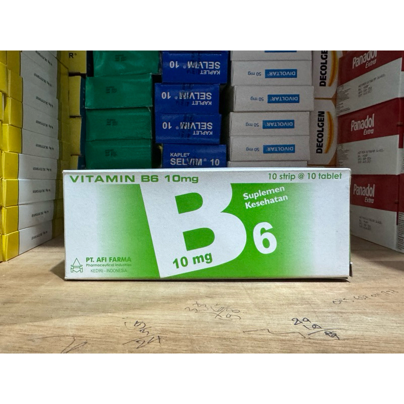 VITAMIN B6 10 MG - BOX