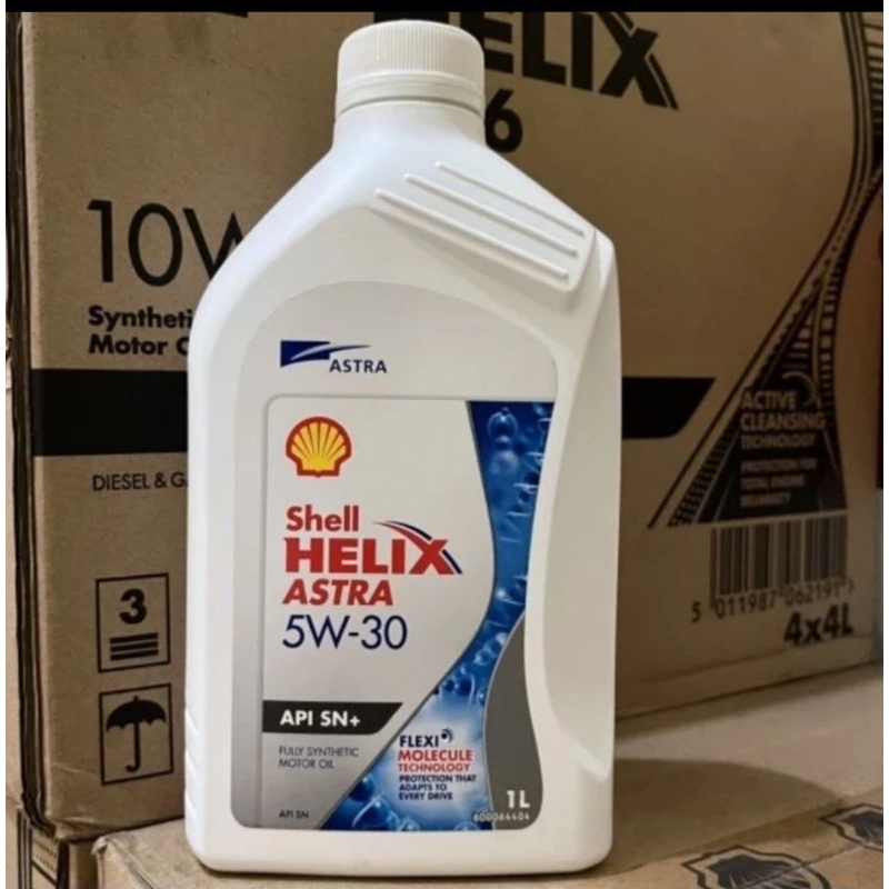 Oli Mobil Shell Helix Astra 5w_30 1L Api SN+ Original 100%