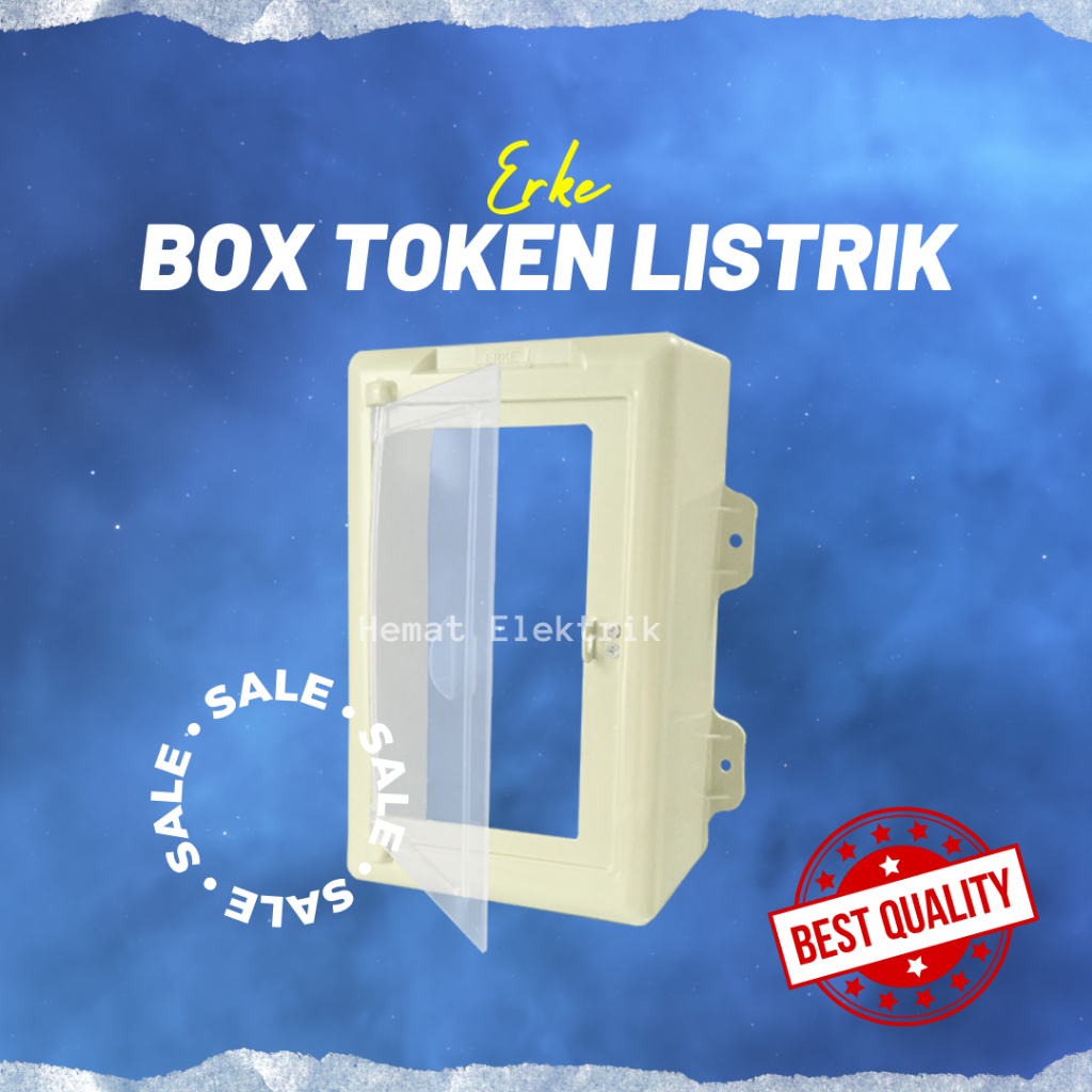 Box Token Listrik Box KWH PLN Meteran Listrik Token / Boks Tutup Pulsa Prabayar