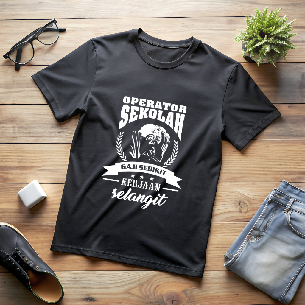 KAOS OPERATOR SEKOLAH GAJI SEDIKIT KERJAAN SELANGIT