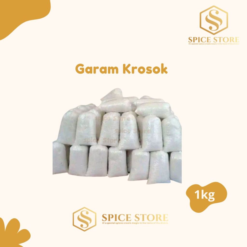

Spice Store - Garam Krosok/Garam Kasar (1 Kg)