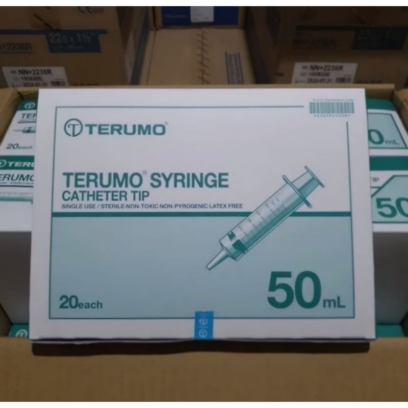 Catheter Tip Terumo 50 cc Lubang Tengah Spuit Syringe 50cc Kateter 50ml Suntikan 50 ml