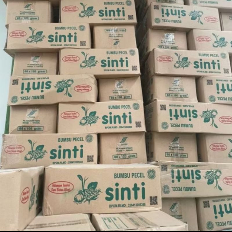 

Sinti Bumbu pecel Bumbu kacang 100 gr 1 karton isi 60 pcs