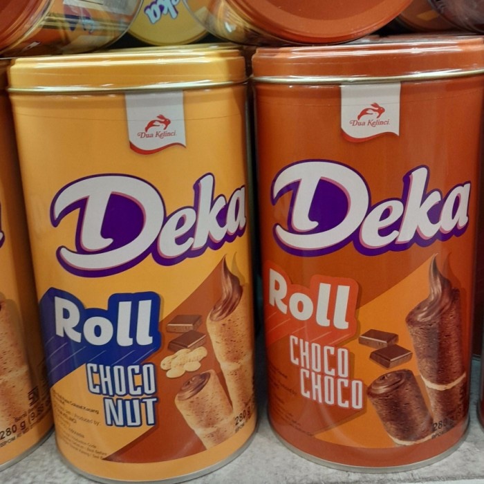 

DEKA KALENG WAFER ROLL 360gr CHOCONUT CHOCO / BISKUIT LEBARAN / KUE LEBARAN