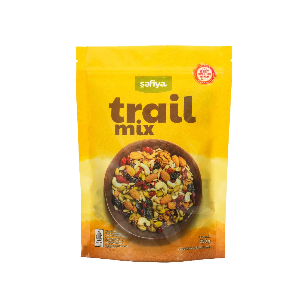 

Trail Mix Original 500 Gram Dried Fruit Seed Nut Roasted Snack Sehat With Safiya