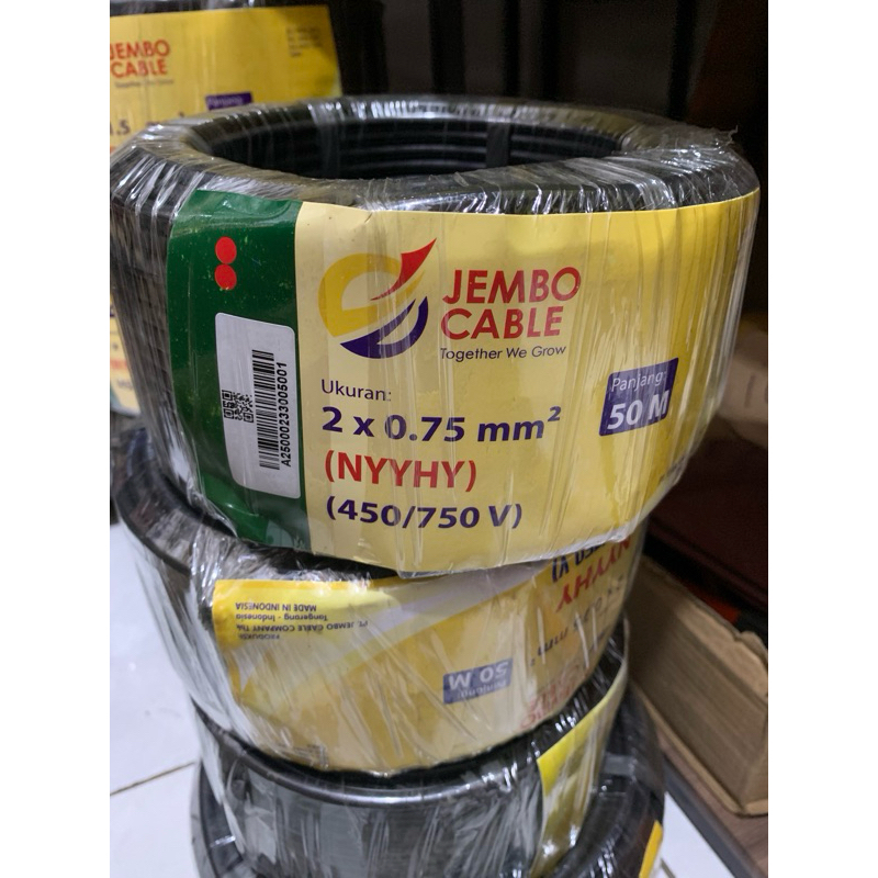 kabel NYYHY jembo 2x0,75 1roll 50meter