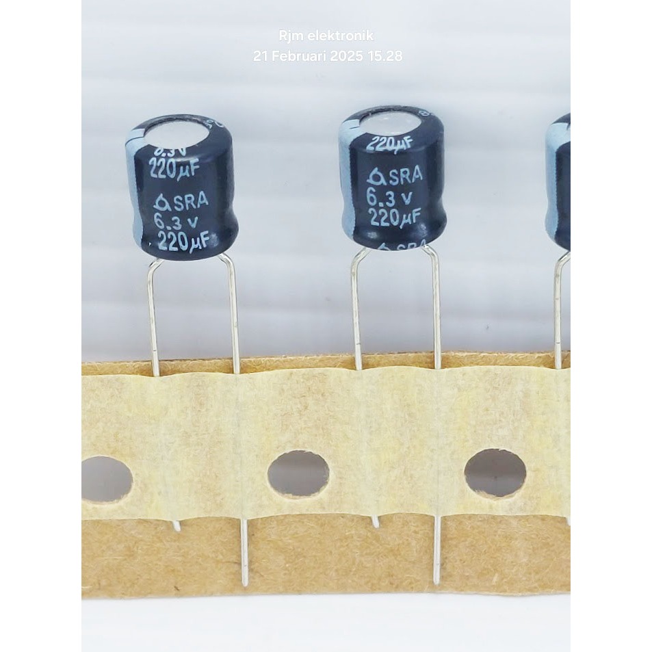 Elco 220uf 6.3v original terbaik