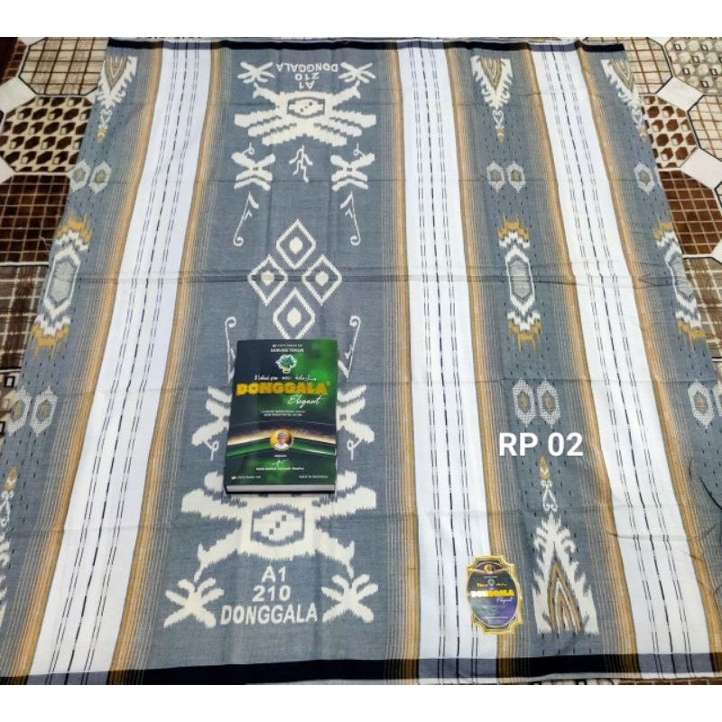 sarung donggala pink hitam abu abu hijau asli rayon motif SAKURA