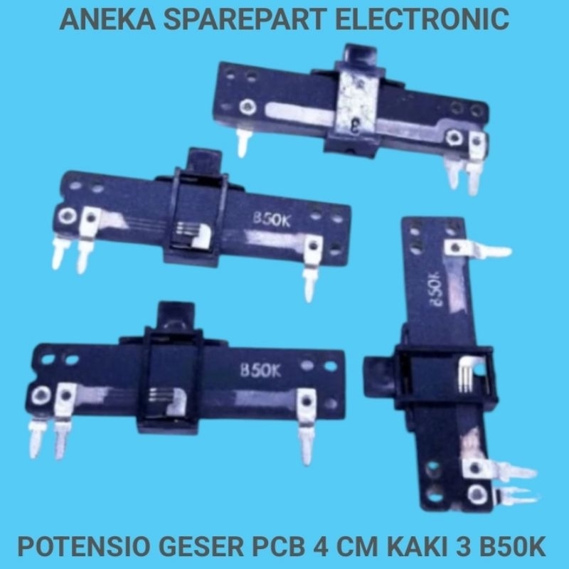 POTENSIO GESER PCB 4 CM KAKI 3 B50K