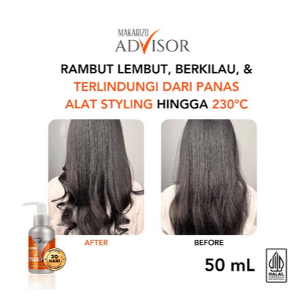 MAKARIZO ADVISOR VITAMIN PUMP 50M/VITAMIN RAMBUT/ HAIR VITAMIN/HAIR SERUM
