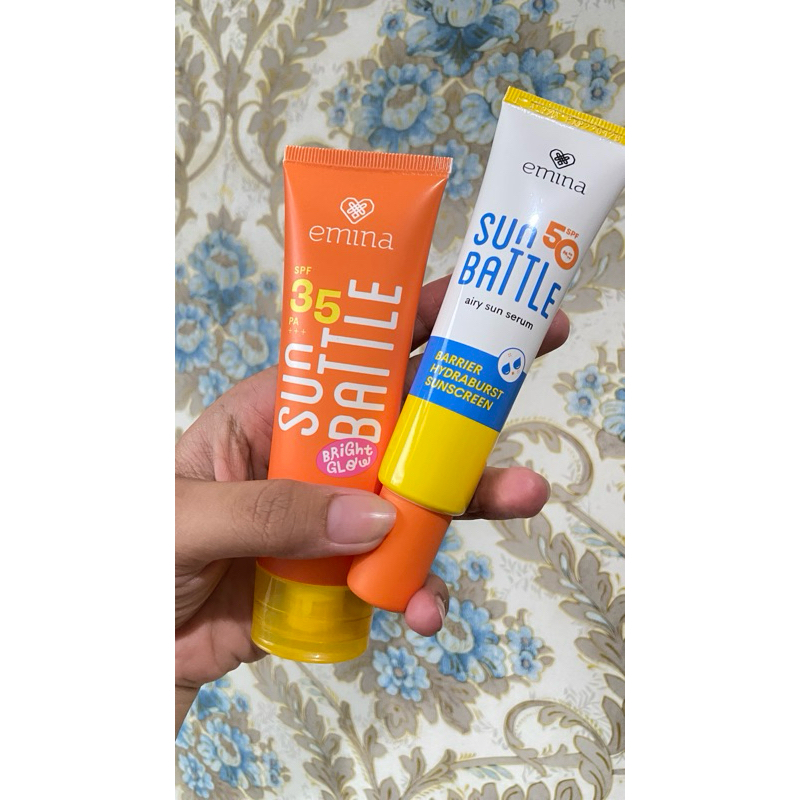 Emina Sun Battle bright glow | Emina sun battle airy sun serum