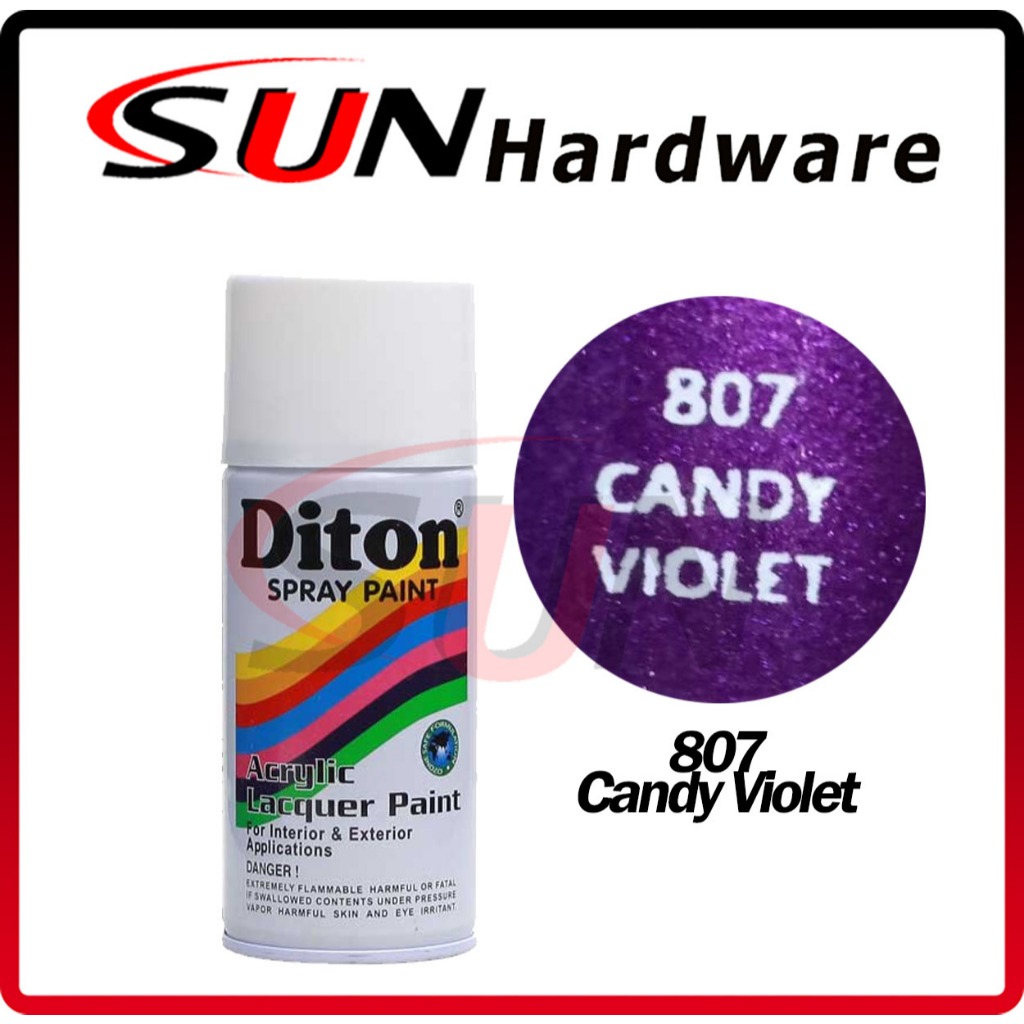 Pilox DITON 300 cc 807 Candy Violet Pilox Pylox Cat Semprot Ungu Metallik
