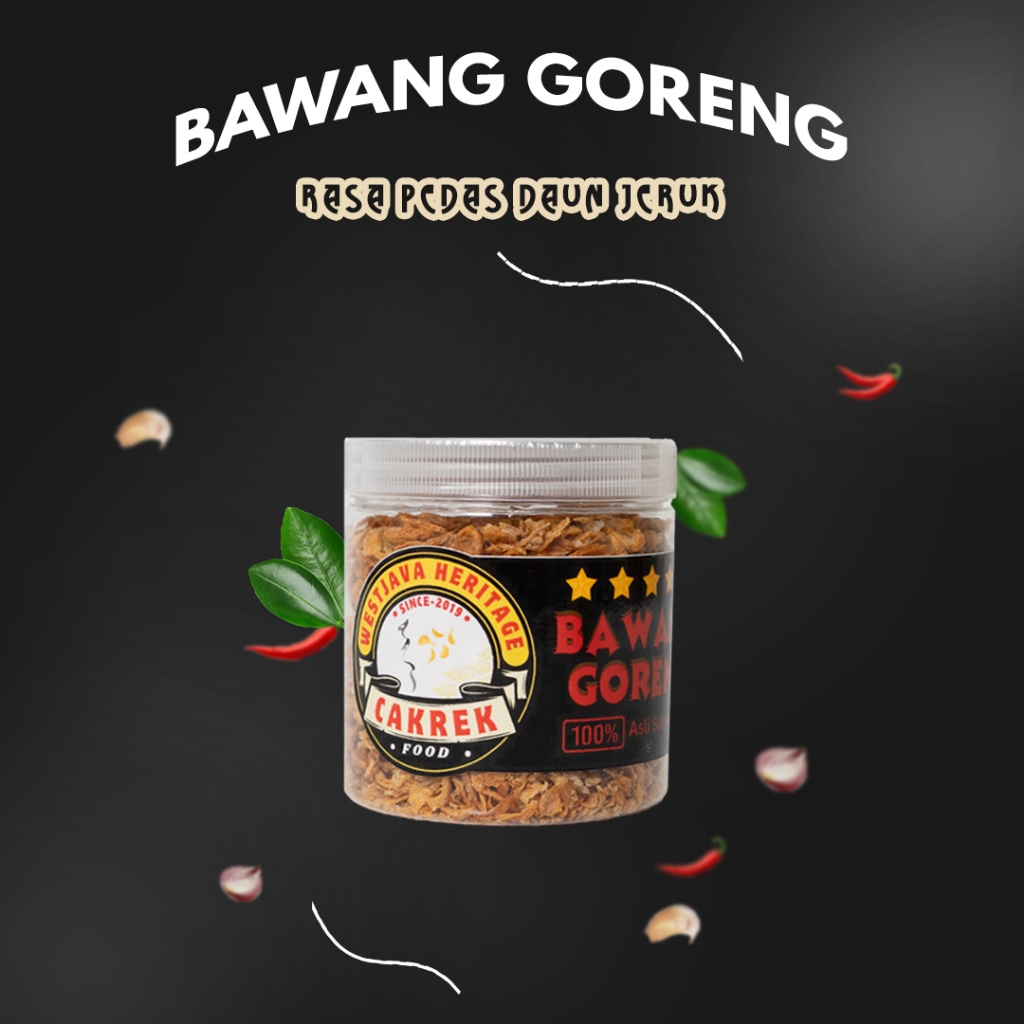 

Cakreksnack Bawang Goreng Ranchi Varian Ukuran Kemasan Toples | Teman Makanan Ringan Cemilan Gurih Banget