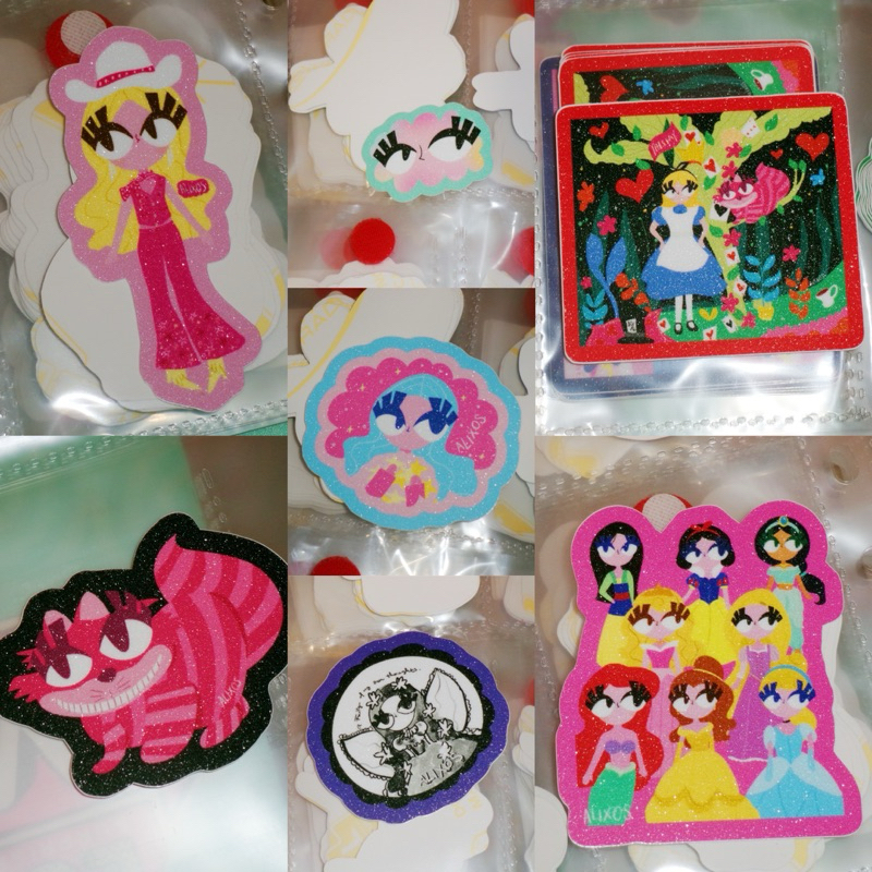 

Glitter Stickers by Alixos Princess Alice Barbie Dreamy Fairy of My Own