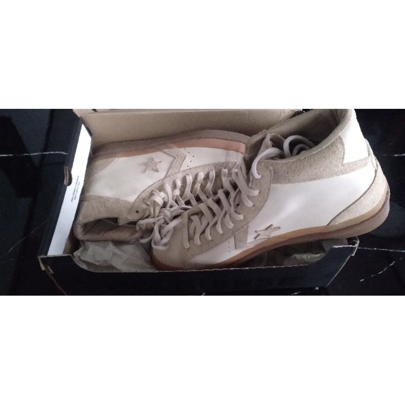 converse mid leather
