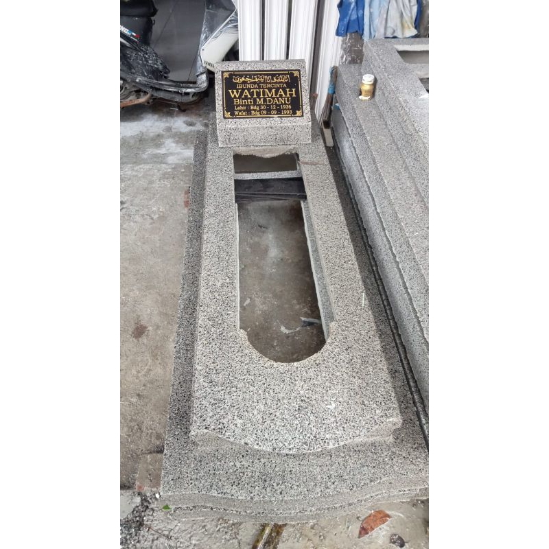 batu nisan granit cor gratis ongkir untuk daerah bandung