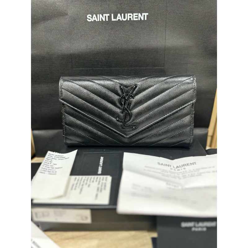 Preloved  Authentic Saint Laurent Large Wallet YSL