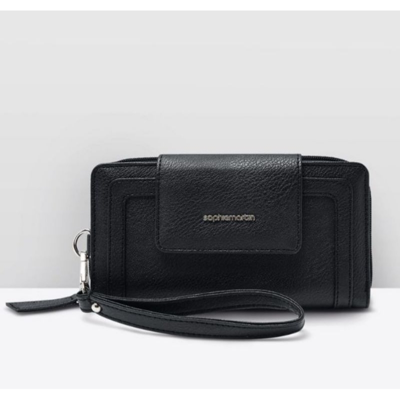 SOPHIE MARTIN DOMPET DIANTHA BLACK DOMPET PANJANG DOMPET TALI PROMO