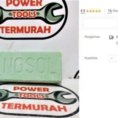 

Batu LANSGOL Hijau ASLI Germany Poles Besi Stainless Polish Jerman 990