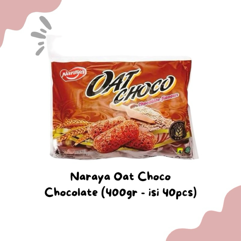 

Naraya Oat Choco (400gr) Isi 40Pcs