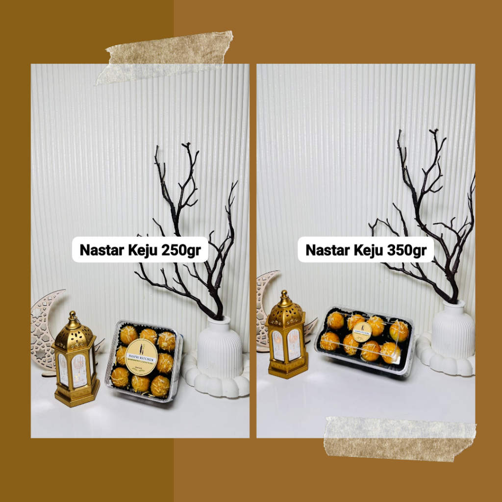 

HAIFRI KITCHEN — NASTAR KEJU 350GR 250GR, Nastar Toping Keju, Kue Kering Lebaran