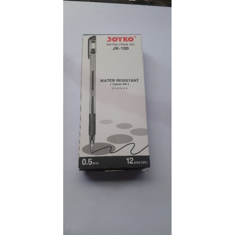 

pulpen ( joyko Gel pen ) Tahan Air 1 Lusin