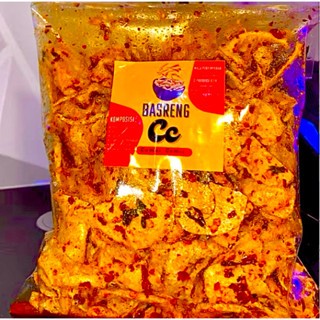 

basreng koin pedas daun jeruk / basreng pipih daun jeruk 500 gram