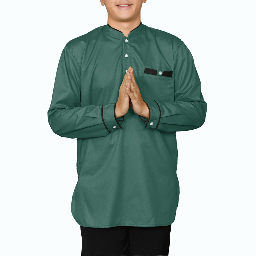 EL BARACK - NEW 2025 BAJU KOKO KEMEJA KURTA JUMBO KATUN TOYOBO PREMIUM LENGAN TANGAN 3/4 TERBARU MOD