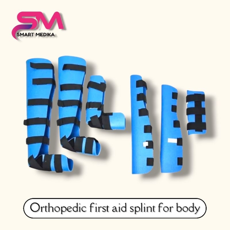 ORTHOPEDIC FIRST AID FIXED BLUE LIMB SPLINT FOR BODY / EMERGENCY SPLINT