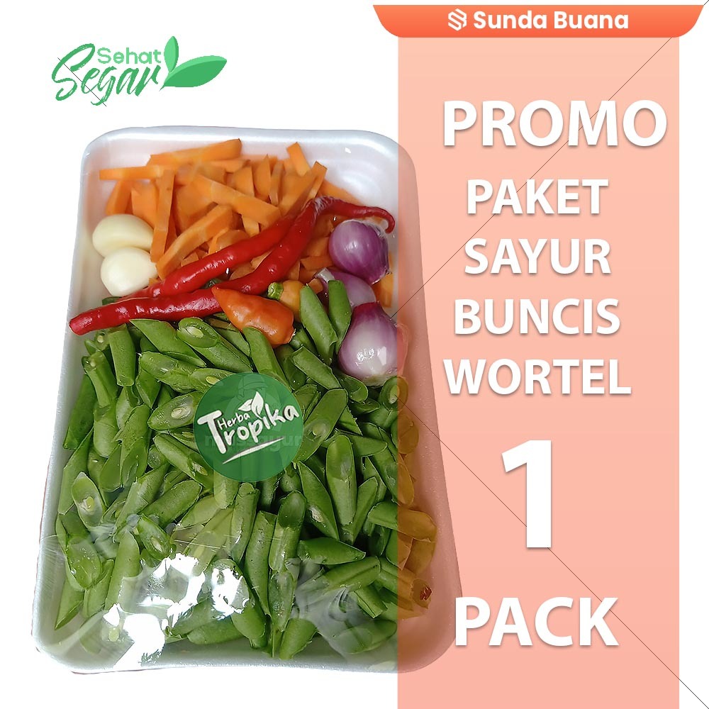 

Paket Sayur Tumis Buncis Wortel Lengkap 1 Pack Murah